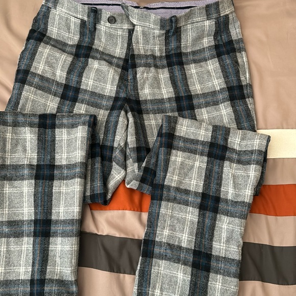 Dressy, Plaid, Wool, Tommy Hilfiger slacks - Picture 1 of 4